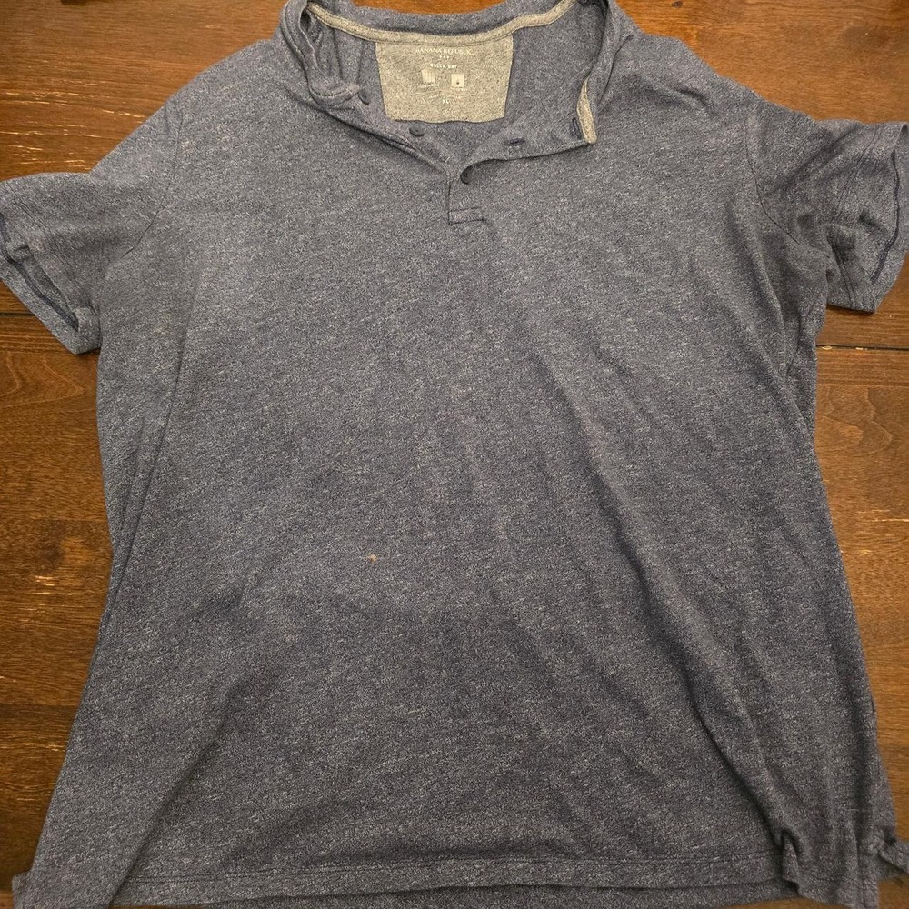 Banana Republic blue polo shirt Size XL